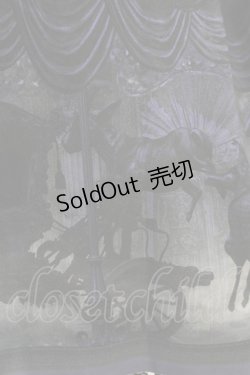 画像4: ALICE and the PIRATES / Haunted Carousel〜永遠に巡る死への誘い〜柄スカート Free 黒/パープル H-26-04-06-008-PA-SK-NS-ZH