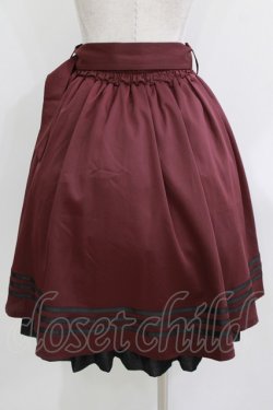 画像3: axes femme / ミリタリー風ミニスカート M ワイン H-26-04-06-010-AX-SK-NS-ZH