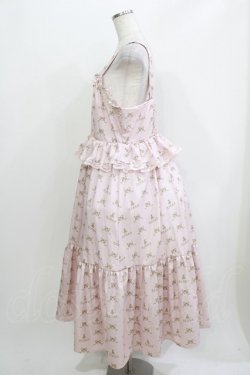 画像2: m petit by misako / NINA'S/ペプラムジャンパースカート 3L ピンク H-26-04-06-011-LO-OP-NS-ZH