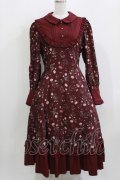 Hoshibako Works / コスモスハーモニーワンピース M ワイン H-26-04-06-013-LO-OP-NS-ZH