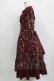 画像2: Hoshibako Works / コスモスハーモニーワンピース M ワイン H-26-04-06-013-LO-OP-NS-ZH (2)