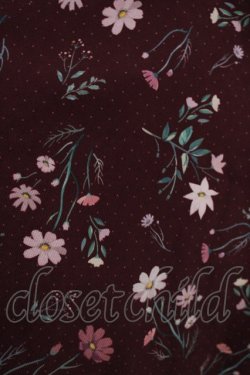 画像4: Hoshibako Works / コスモスハーモニーワンピース M ワイン H-26-04-06-013-LO-OP-NS-ZH