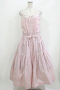 PINK HOUSE / レース使いキャミソールワンピース Free ピンク H-26-04-06-014-LO-OP-NS-ZH