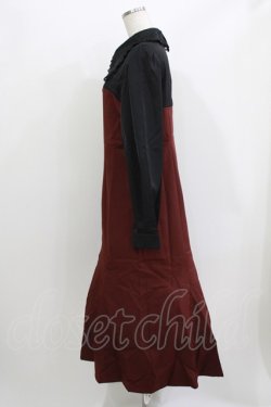 画像2: DearMyLoveRose / マーメイドクラシカルワンピース 3L ボルドー H-26-04-06-015-EL-OP-NS-ZH