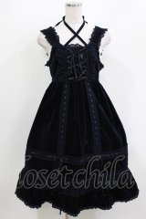 BABY,THE STARS SHINE BRIGHT / 別珍ベビードールジャンパースカート Free ネイビー H-26-04-06-003-BA-OP-NS-ZH