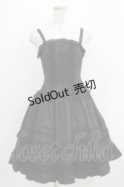 画像1: ALICE and the PIRATES / ミランダジャンパースカート Free ブラック H-26-04-07-001-PA-OP-NS-ZH