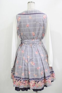 画像3: LIZ LISA / グレンチェックローズワンピース Free ネイビー H-26-04-07-028-LO-OP-NS-ZH