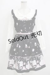 LIZ LISA / My Secret Room柄ワンピース Free ブラック H-26-04-07-030-LO-OP-NS-ZH