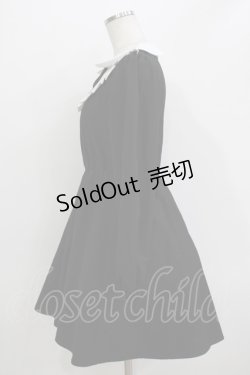 画像2: Honey Cinnamon / ヨーク切替ワンピース Free ブラック H-26-04-07-036-LO-OP-NS-ZH