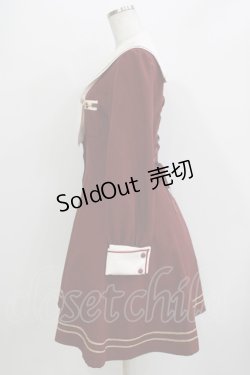 画像2: Innocent World / イカリビットパーツワンピース M ボルドー H-26-04-07-037-IW-OP-NS-ZH