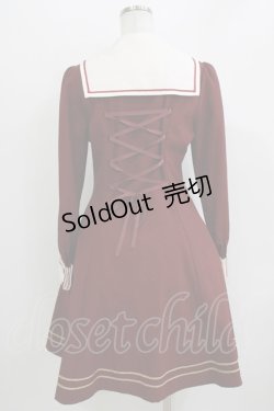 画像3: Innocent World / イカリビットパーツワンピース M ボルドー H-26-04-07-037-IW-OP-NS-ZH
