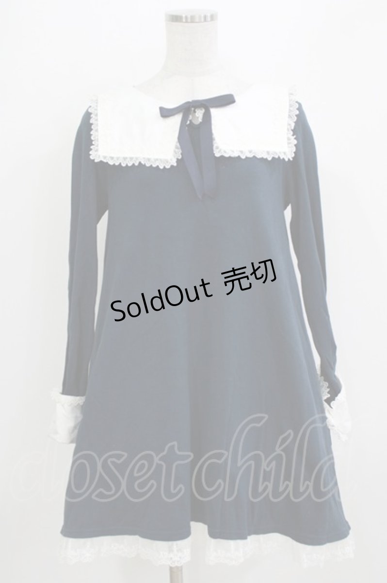 画像1: Angelic Pretty / Holy Starsカットワンピース Free ネイビー H-26-04-07-038-AP-OP-NS-ZH (1)