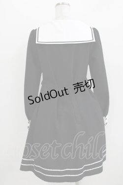 画像3: Innocent World White / セーラーカラーAラインワンピース L ブラック H-26-04-07-039-IW-OP-NS-ZH