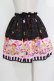 画像3: metamorphose / おえかきくまちゃんミニスカート Free ブラック H-26-04-07-041-ME-SK-NS-ZH (3)