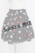Angelic Pretty / Royal Cardsスカート Free ブラック H-26-04-07-042-AP-SK-NS-ZH