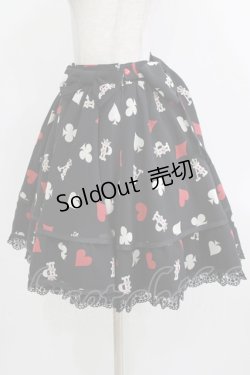 画像2: Angelic Pretty / Royal Cardsスカート Free ブラック H-26-04-07-042-AP-SK-NS-ZH
