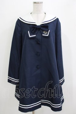 画像1: Secret Honey / Aラインセーラーコート Free ネイビー H-26-04-07-046-CA-JA-NS-ZH