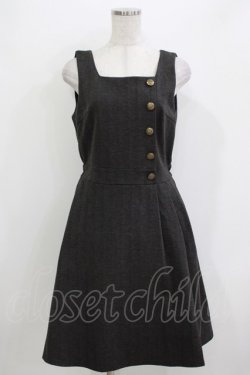 画像1: axes femme POETIQUE / アシメデザインカットワンピ M グレー H-26-04-07-047-AX-OP-NS-ZH