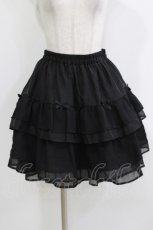 画像1: axes femme POETIQUE / プチリボンティアードミニスカート M ブラック H-26-04-07-051-AX-SK-NS-ZH (1)