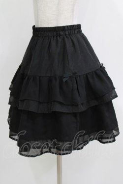 画像2: axes femme POETIQUE / プチリボンティアードミニスカート M ブラック H-26-04-07-051-AX-SK-NS-ZH