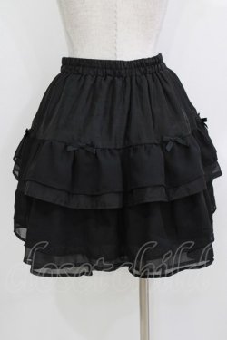 画像3: axes femme POETIQUE / プチリボンティアードミニスカート M ブラック H-26-04-07-051-AX-SK-NS-ZH