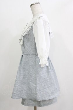 画像2: NOEMIE / レースフリルセーラーセットアップ M ブルー H-26-04-07-054-LO-OP-NS-ZH