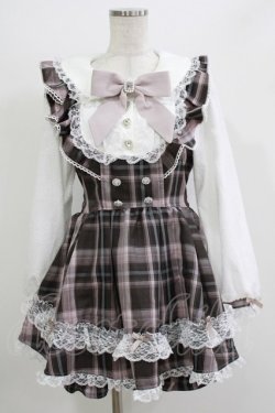 画像1: NOEMIE / メニーリボンラッフルフリルヨークセットアップ M ピンク H-26-04-07-055-LO-OP-NS-ZH