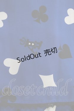 画像4: Angelic Pretty / Royal Cardsハイウエストジャンパースカート Free ブルー H-26-04-07-005-AP-OP-NS-ZH