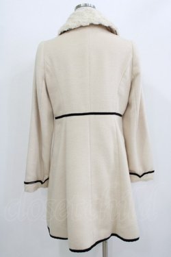 画像3: Secret Honey / ファーカラーコート Free アイボリー H-26-04-07-060-CA-CO-NS-ZH