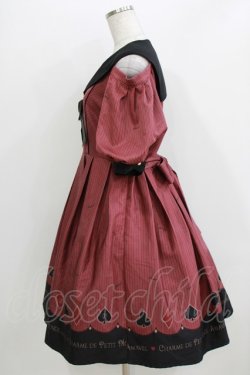 画像2: Amavel / Cartes a Jouerオープンショルダーワンピース Free ボルドー H-26-04-07-006-CA-OP-NS-ZH