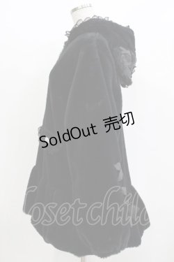 画像2: NOEMIE / クロミ レースアップファーブルゾン M ブラック H-26-04-07-061-LO-CO-NS-ZH