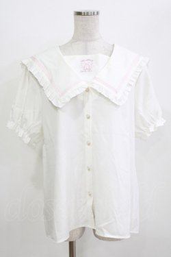 画像1: サンリオ / マイメロディ/セーラーブラウス 3L オフ/ピンク H-26-04-07-067-EL-BL-NS-ZH