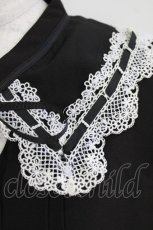 画像4: axes femme / カットワークブラウス L ブラック/ホワイト H-26-04-07-069-AX-BL-NS-ZH (4)
