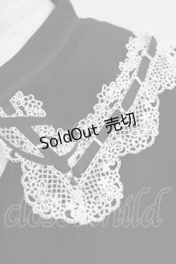 画像4: axes femme / カットワークブラウス L ブラック/ホワイト H-26-04-07-069-AX-BL-NS-ZH