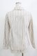 画像3: axes femme / ストライプ長袖ブラウス M 生成り/ブラウン H-26-04-07-072-AX-BL-NS-ZH (3)