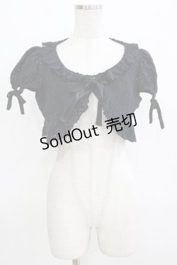 画像1: Victorian maiden / エレガントレースリボンボレロ Free ブラック H-26-04-07-075-CL-TO-NS-ZH