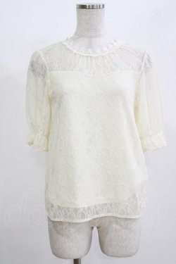 画像1: axes femme / 総レースプルオーバー M 生成り H-26-04-07-077-AX-TO-NS-ZH