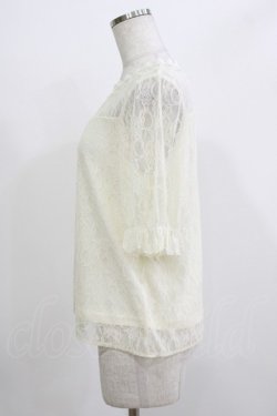 画像2: axes femme / 総レースプルオーバー M 生成り H-26-04-07-077-AX-TO-NS-ZH