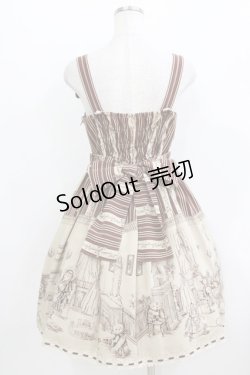 画像3: Innocent World / ドールハウスハイウエストジャンパースカート Free ショコラ H-26-04-07-007-IW-OP-NS-ZH