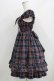 画像2: BABY,THE STARS SHINE BRIGHT / タータンチェックカチューシャ&リボンミニ袖ジャンパースカートセット Free ネイビー H-26-04-07-014-BA-OP-NS-ZH (2)