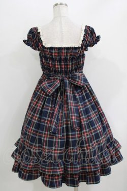 画像3: BABY,THE STARS SHINE BRIGHT / タータンチェックカチューシャ&リボンミニ袖ジャンパースカートセット Free ネイビー H-26-04-07-014-BA-OP-NS-ZH