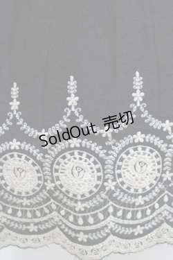 画像4: SERAPHIM / 薔薇のスカラップレースワンピース Free ブラック H-26-04-07-016-LO-OP-NS-ZH