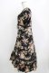 画像2: SERAPHIM / 花柄ワンピース Free ブラック H-26-04-07-017-LO-OP-NS-ZH (2)