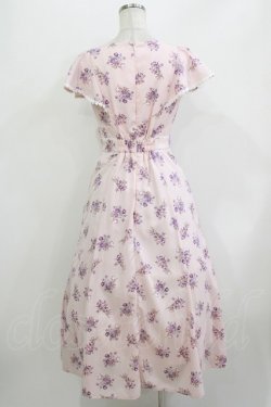 画像3: LODISPOTTO / 肩フリルドットブーケワンピース M ピンク H-26-04-07-019-LO-OP-NS-ZH