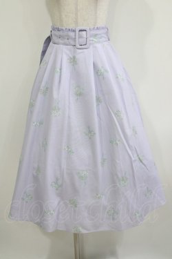 画像1: LIZ LISA / マーガレットブーケ柄スカート Free ラベンダー H-26-04-07-020-LO-SK-NS-ZH