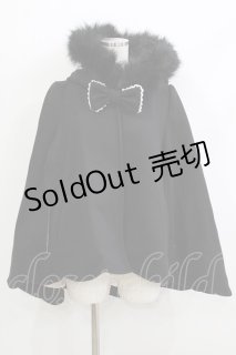 To Alice / ふわふわラビットマントコート(中綿入り) Free ブラック H