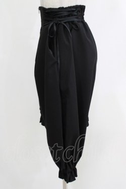 画像2: NIBBLE POISON / バルーンアシメフリルパンツ M ブラック H-26-04-08-030-0-PA-NS-ZH