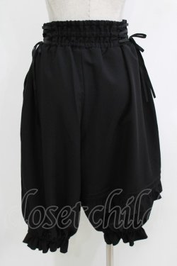 画像3: NIBBLE POISON / バルーンアシメフリルパンツ M ブラック H-26-04-08-030-0-PA-NS-ZH