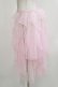 画像2: 瑶瑶 裙工作室（海外ロリータブランド） / チュールオーバースカート L ピンク H-26-04-08-031-PU-SK-NS-ZH (2)
