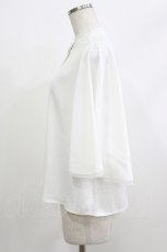 画像2: an another angelus / レース使いケープスリーブブラウス Free OFFWHITE H-26-04-08-035-CA-BL-NS-ZH (2)